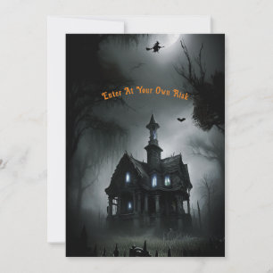 Invitation Haunted All Hallows Eve Party