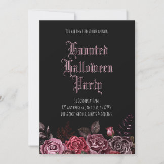 Invitation Haunted Halloween