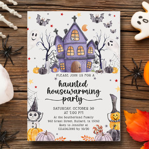 Invitation Haunted House Halloween Houseréchauffer Party