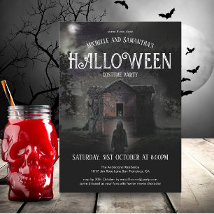 Invitation Haunted House Halloween Party