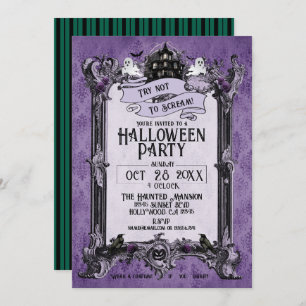 Invitation Haunween House Party