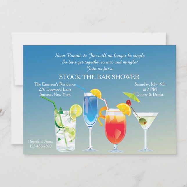 Invitation Haute boit l'invitation (Devant)