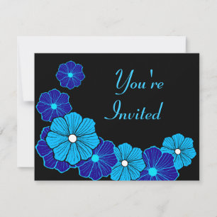 Invitation hawaïenne rétro