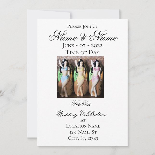 Invitation Hawaii Hula Dancer Thunder_Cove (Devant)