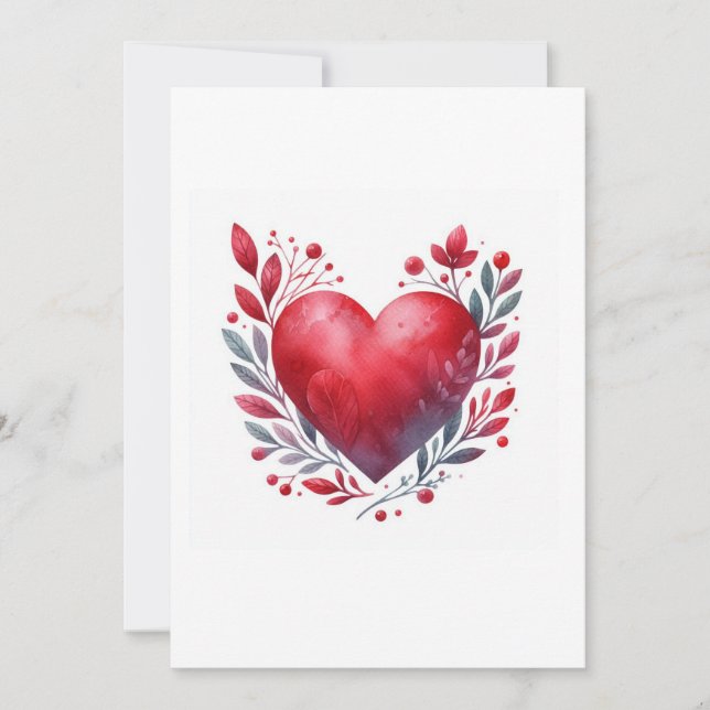 Invitation heart illustration (Devant)