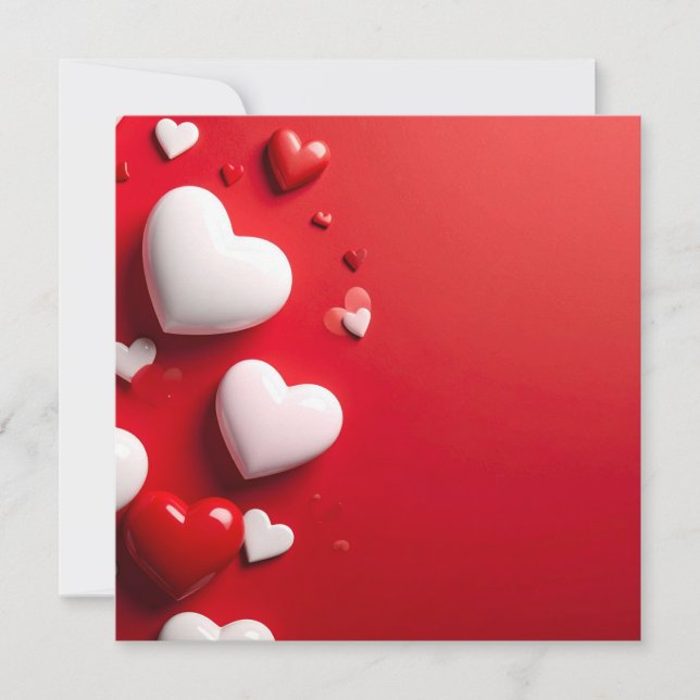 Invitation hearts (Devant)