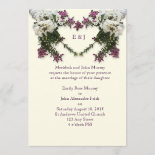 Invitation Heather et Heart