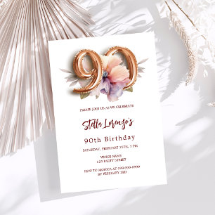 Invitation Hébergement de pêche à l'or blanc 90e anniversaire