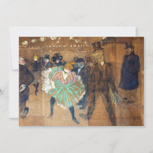 Invitation Henri de Toulouse-Lautrec - Danse au Rouge