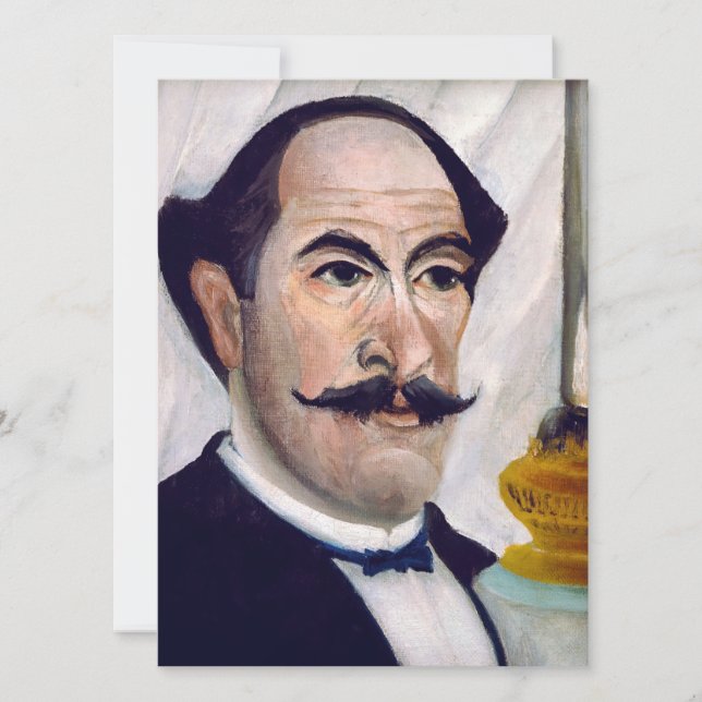 Invitation Henri Rousseau - Autoportrait (Devant)