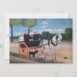 Invitation Henri Rousseau - La Carriole du pere Junier