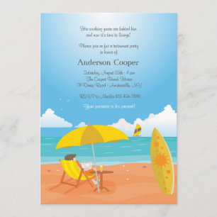 Invitation Heure de détendre l'invitation de partie de