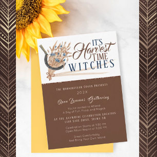 Invitation Heure de la récolte Collecte des lammes d'automne