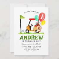Heure de Partee Golf Panier Balloon Golf Anniversa