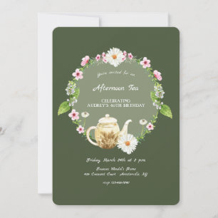 Invitation Heure du thé