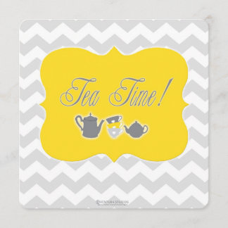 Invitation Heure du thé Baby shower !