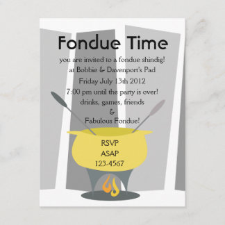 Invitation Heure Fondue !