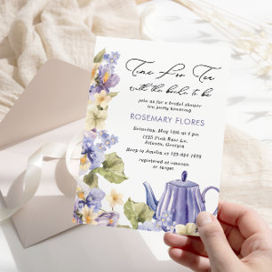 Invitation Heure Pour Tea Joli Tea Bridal Tea Party