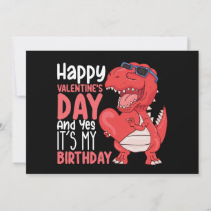 Invitation Heureuse Sainte-Valentin Et oui c'est mon annivers