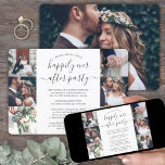 Invitation Heureusement Jamais Après La Réception De Mariage<br><div class="desc">Famille d'Invitations et amis à une simple élégante réception seulement célébration mariage avec cette élégante invitation de collage photo moderne 7. Tout est simple à personnaliser pour un 1er anniversaire, une cérémonie de renouvellement de voeux, un mariage de suite, un après-elopement ou un dîner. Customisez-le pour inclure tous les détails...</div>