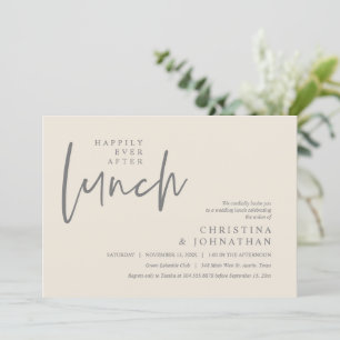 Invitation Heureusement Jamais Après Le Déjeuner Fête De Mari