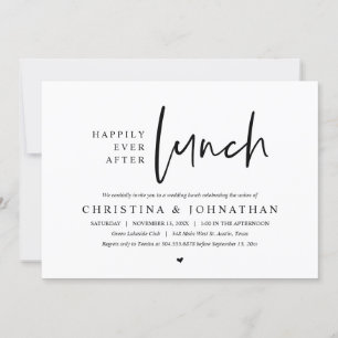 Invitation Heureusement Jamais Après Le Déjeuner Fête De Mari