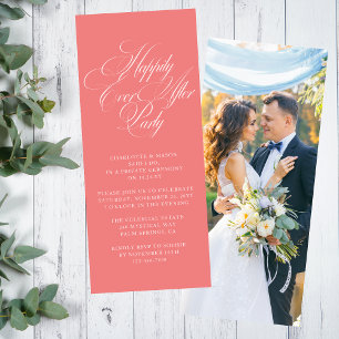 Invitation Heureusement Jamais Après Mariage Réception De Mar