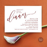 Invitation Heureusement Jamais Après Un Mariage De Fête Récep<br><div class="desc">Marquez le début de votre éternité avec élégance en utilisant notre carte d'invitation à la célébration de l'élévation mariage, "Happily Ever After Party", de style contemporain et moderne. Parfait pour les couples qui souhaitent profiter de leur joyeux événement, cette invitation exhale le raffinement avec un soupçon de jeu, préparant le...</div>