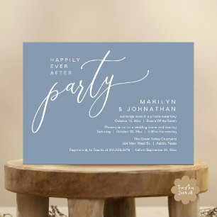Invitation Heureusement Jamais Après Un Mariage De Fête Récep