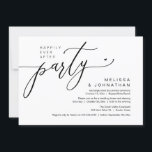 Invitation Heureusement Jamais Après Un Mariage De Fête Récep<br><div class="desc">Marquez le début de votre éternité avec élégance en utilisant notre carte d'invitation à la célébration de l'élévation mariage à thème contemporain noir et blanc, "Heureusement toujours après la fête". Parfait pour les couples qui souhaitent profiter de leur joyeux événement, cette invitation exhale le raffinement avec un soupçon de jeu,...</div>