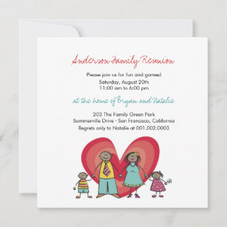 Invitation heureux de partie de la Réunion de