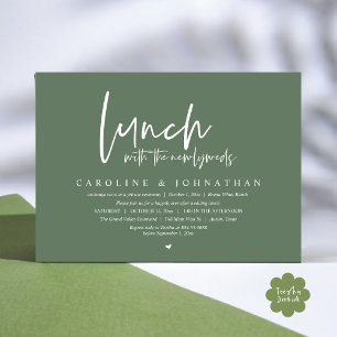 Invitation Heureux Jamais Après Le Déjeuner Avec Les Nouveaux