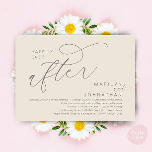 Invitation Heureux Jamais Après Le Dîner Mariage Dancing Part