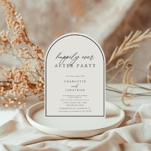 Invitation Heureux Jamais après le Mariage de l'Elopement min