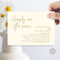 Heureux Jamais Après Pique-Nique, Mariage Elopemen