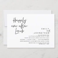 Heureux toujours après le déjeuner Mariage, noir e