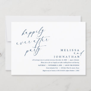 Invitation Heureux toujours après le dîner fête et la danse