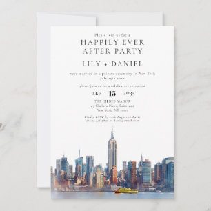 Invitation Heureux toujours après New York Mariage
