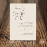 Heureux toujours après, parti Elopement Mariage
