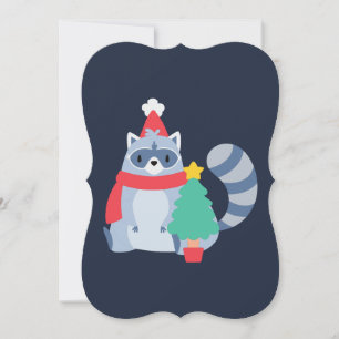 Invitation hideux raton Noël père Noël xmas arbre mignon
