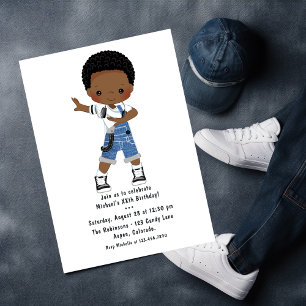 Invitation Hip hop cool Rap Boy Break Dancer Anniversaire