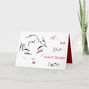 Invitation Hip-Hop Diva Album Party de libération
