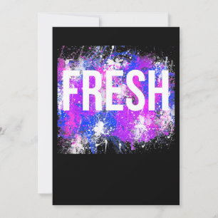 Invitation Hip hop Fresh Old School Rap Urban Slang