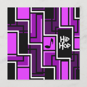 Invitation Hip hop - personnaliser