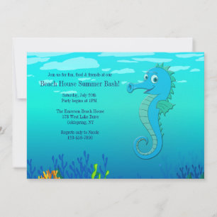 Invitation Hippocampe Heureux