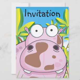 Invitation Hippopotame