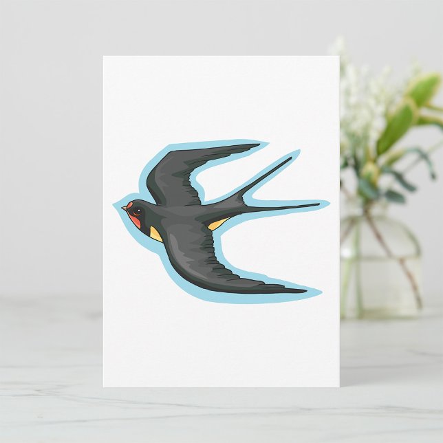Invitation Hirondelle en vol (Créateur téléchargé)
