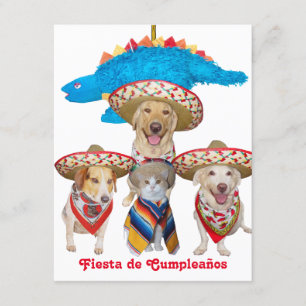 Invitation Hispanique Thème Anniversaire de enfant Party Invi