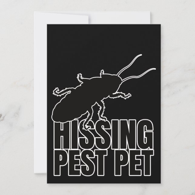 Invitation Hisser Cockroaches Cockroach Roach Hisser (Devant)