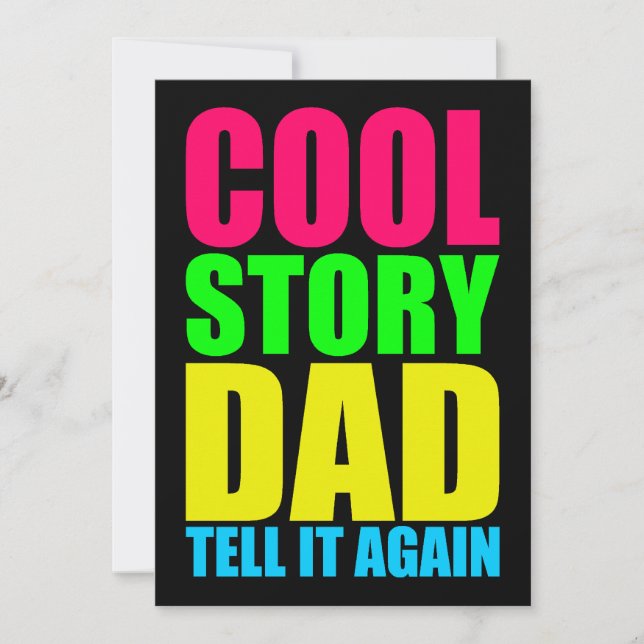 INVITATION HISTOIRE COOL PAPA RACONTE ENCORE (Devant)